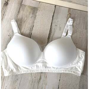Sona Womens 2X White Full Coverage Underwire Bra Plus Size NWT